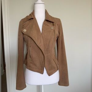 LuLu’s Jacket | Soft Suede with Gold Details